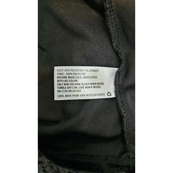 Xhilaration Slip Dress Size XS Black Velvet Mini Spaghetti Straps Adjustable - Picture 7 of 7